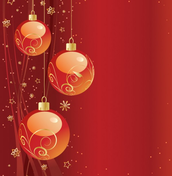 xmas Vectors vector graphic vector unique red quality Photoshop pack ornaments original modern illustrator illustration holiday high quality fresh free vectors free download free download creative christmas ball background AI 