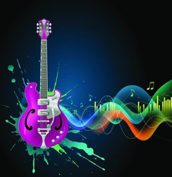 web vector unique stylish splash quality original music illustrator high quality guitar graphic fresh free download free download design creative background abstract 