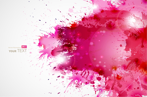 Pink Vector Splash Abstract Background - WeLoveSoLo