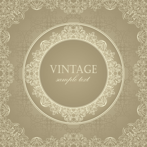 wallpaper vintage vector retro pattern old fashioned lacy lace free download free floral elegant card background 
