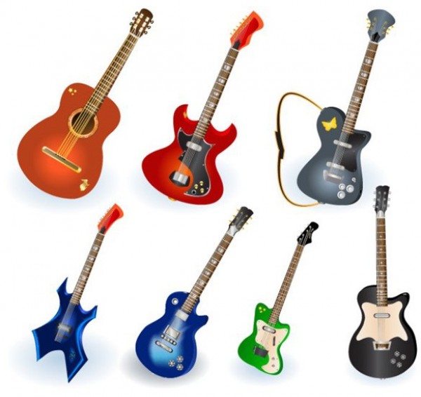 web vector unique ui elements stylish quality original new musical instrument interface illustrator icon high quality hi-res HD guitar graphic fresh free download free elements electric guitar download detailed design creative acoustic guitar 