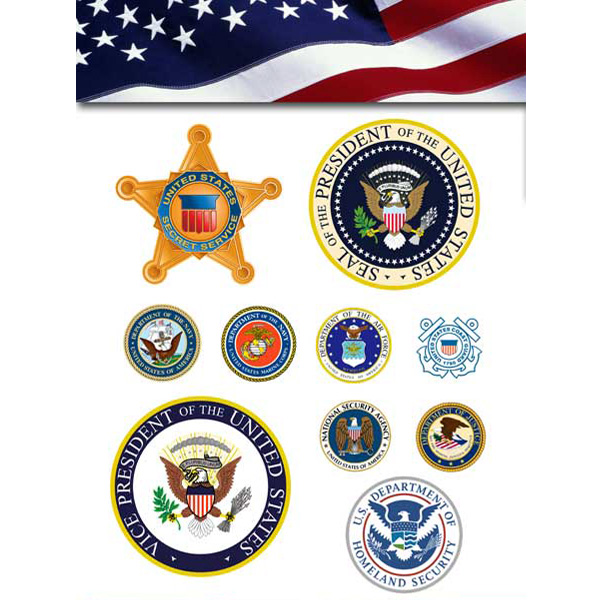 USA Symbols and Badges Vector Set - WeLoveSoLo