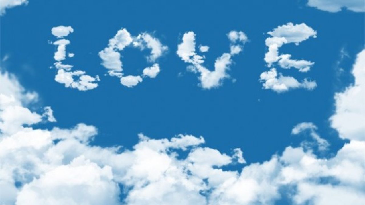Love Clouds In The Sky Background Jpg Welovesolo