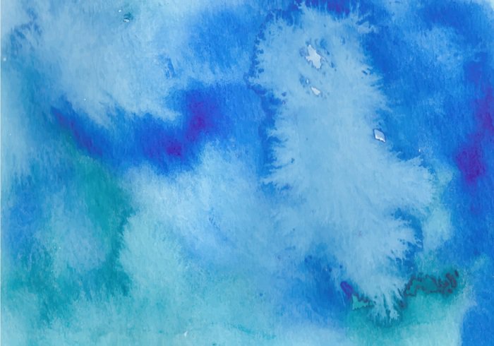Dark Blue Free Vector Watercolor Background - WeLoveSoLo