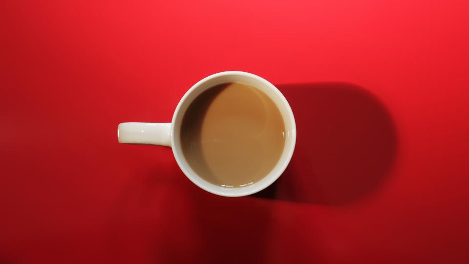 red mug cup coffee 
