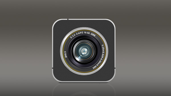 camera lens icon psd
