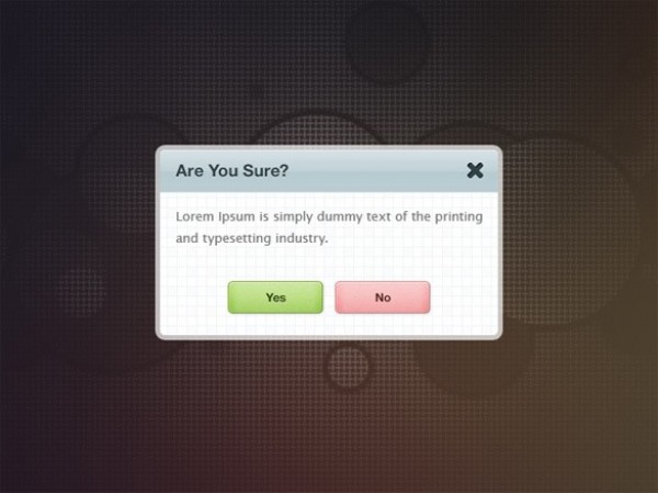 yes/no window widget web unique ui elements ui stylish quality psd popup original new modern modal interface hi-res HD fresh free download free form elements download detailed design creative confirm clean buttons box are you sure 