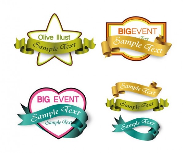 web vector unique ui elements stylish store shopping set sales ribbon banners ribbon quality original new labels interface illustrator high quality hi-res HD graphic fresh free download free EPS elements download detailed design curled creative big event 