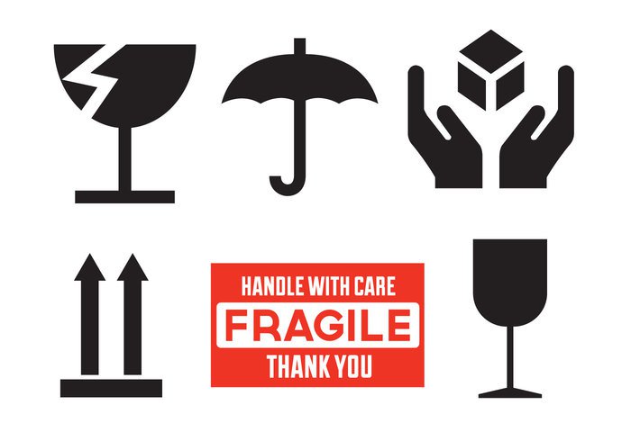 white up transportation transport symbol sign shipping packaging package pack logistics label illustration icon handle with care sticker handle with care handle glass fragile delivery cargo care cardboard box background 