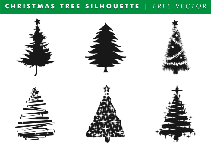 Download Christmas Tree Silhouettes Free Vector 124953 - WeLoveSoLo