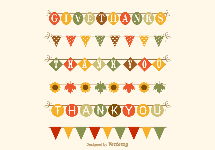 Download Free Thanksgiving Garland Vector Set - WeLoveSoLo