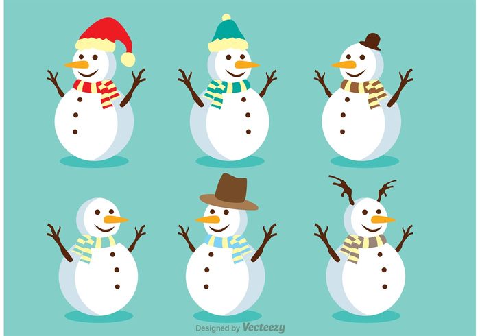 winter snowman isolated snowman snowflake snow man snow smiling scarf santa hat isolated snowman isolated holiday frost December christmas card christmas 