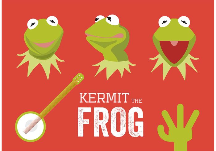 Toad star smiling sesame street puppet kid show kermit the frog vector kermit the frog isolated happy happiness green frog character frog cute children character cartoon animal 