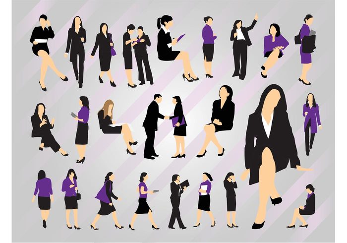 Woman at work standing secretary Phone call office meeting manager jobs businesswoman Assistant accountant 