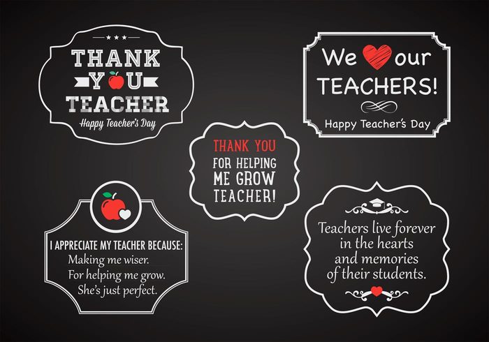 you vintage vector typography thankfulness thank teachers day teacher symbol style student stamp sign set school pupil pencil pen love lecturer knowledge icon heart greetings graphic element decoration day contemporary chalkboard celebrate cap blackboard banner badge art apple academic 