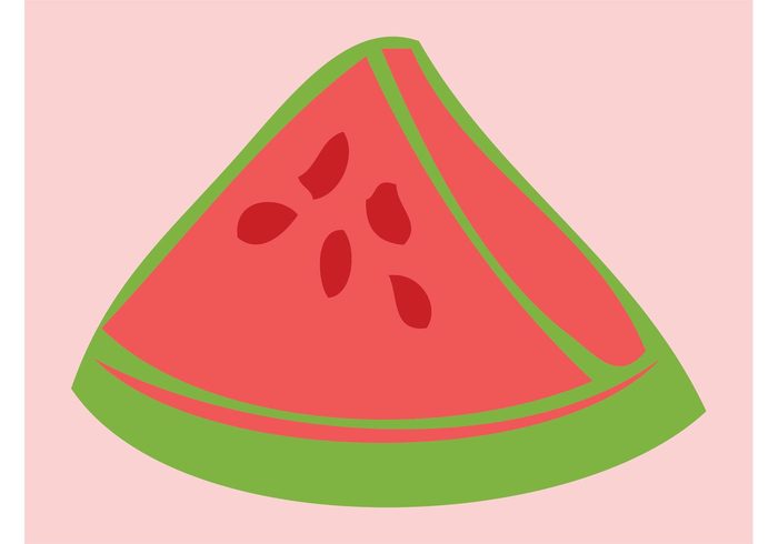 Watermelon slice watermelon vitamins Slice vector skin seeds nature logo icon Healthy health fruit food Diet vector Diet comic cartoon 