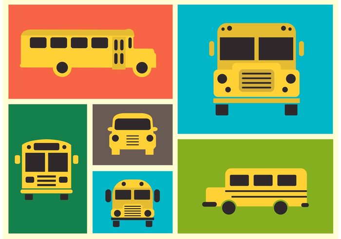 yellow wheel view vehicle vector truck trip travel transport symbol student stop sign schoolbus school bus school ride public object isolated illustration icon front education drive design color collection classic childhood child car bus background automobile auto 