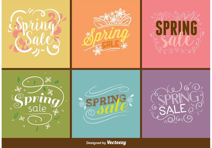 vintage typography typographic summer store spring sale spring background spring Signage sign season sale poster label happy decoration card banner advertising 