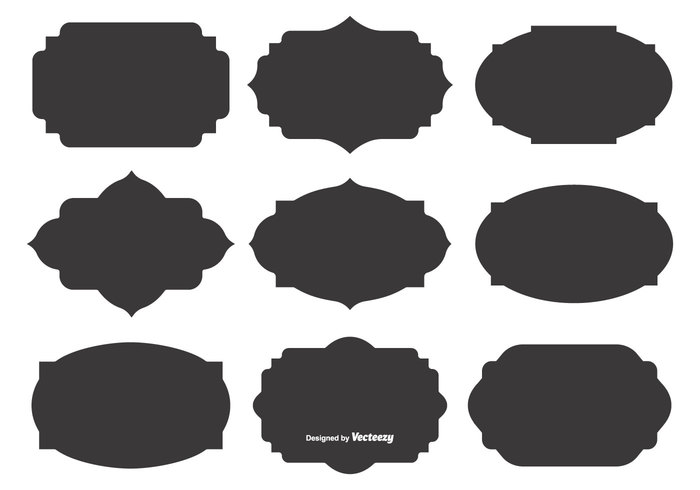 Blank Vector Label Shapes 267242 - WeLoveSoLo