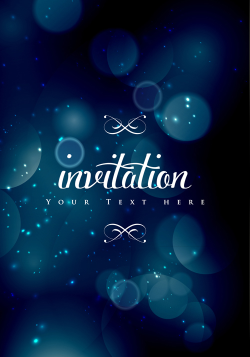 invitation colored background vector background 
