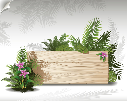 tropical Tropic plants billboard 