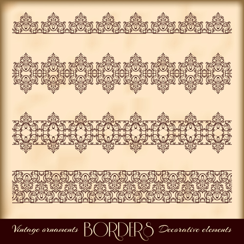 ornament elements decorative borders 