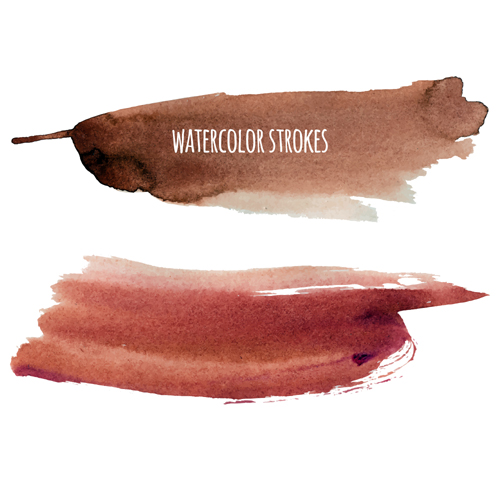 watercolor strokes brushes 