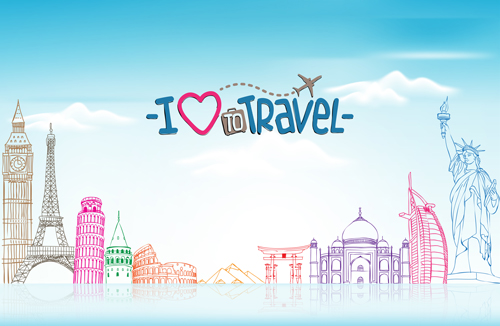 travel template love 