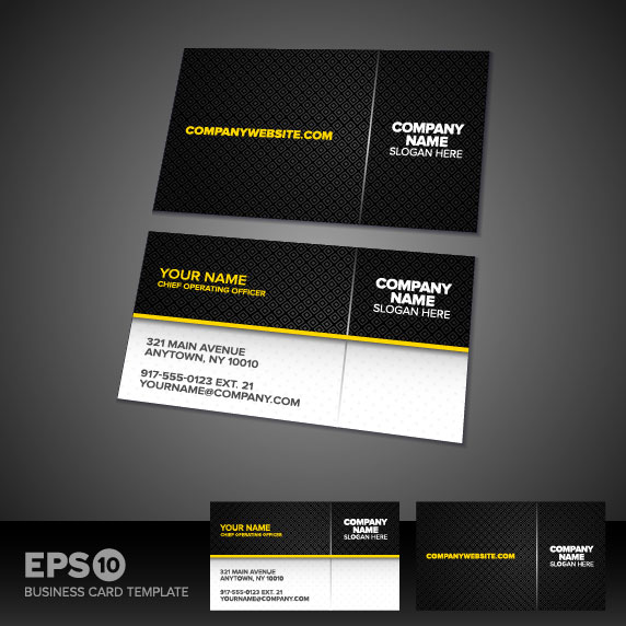 vector business card templates 