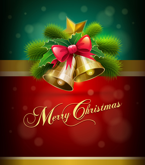 merry christmas background vector background 