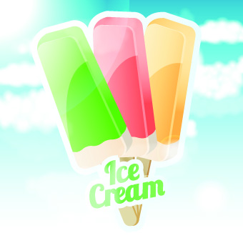 template vector template ice cream 