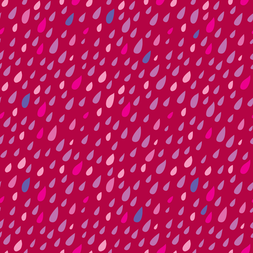 seamless pattern vector drop colored 