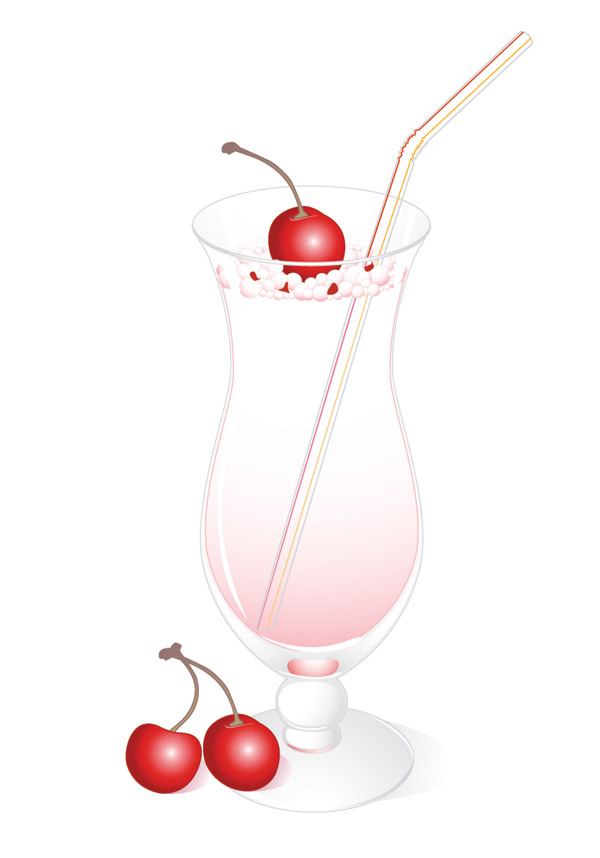 juice glass cup cherry juice cherry 