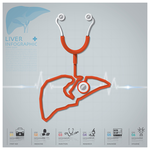 stethoscope medical infographic health 