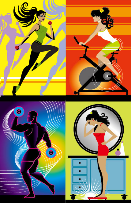 series illustrator fitness 