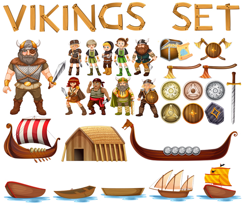 Download Cartoon vikings vector design - WeLoveSoLo