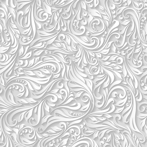 Download Paper floral white seamless pattern vector - WeLoveSoLo