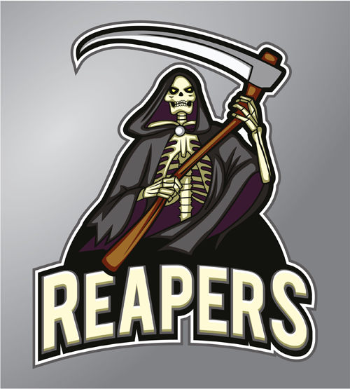 Reapers logo vector design 