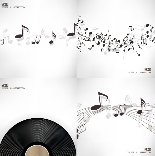 note music disc background 