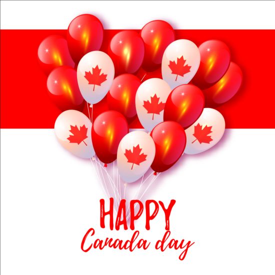 canada balloons background 