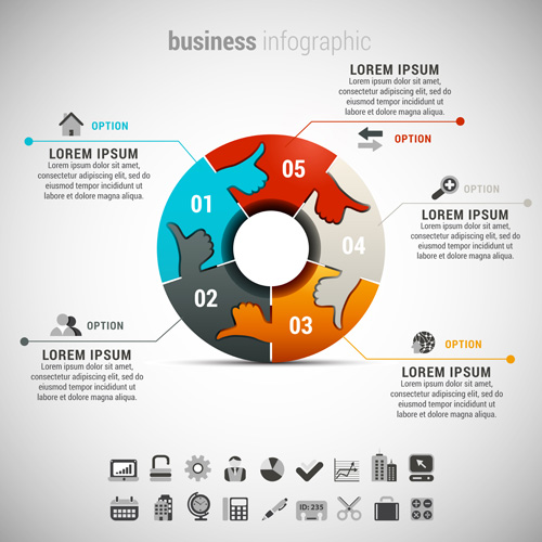 infographic design creative business 