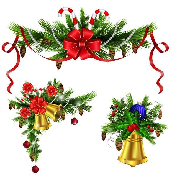 decorative corner Christmass bell 