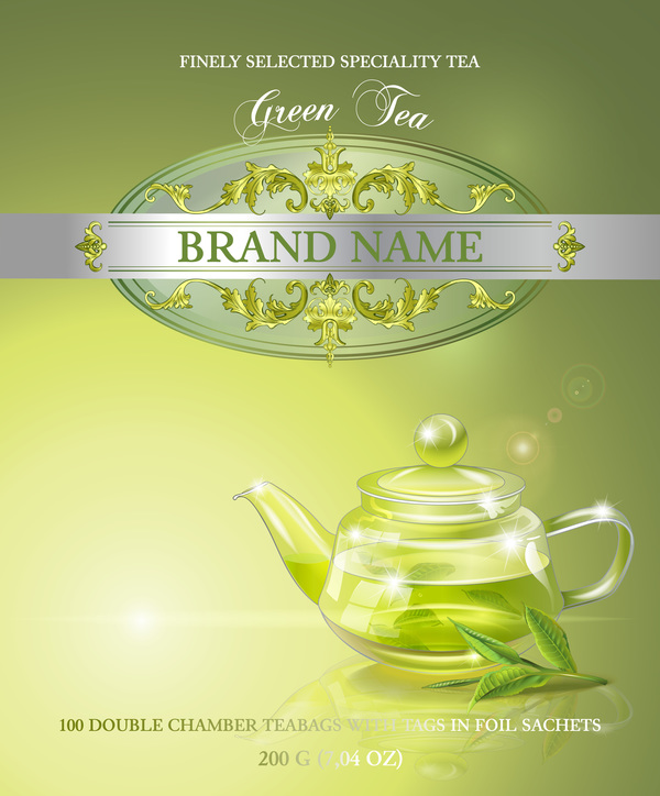 tea poster green 
